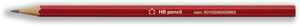Pencil HB Red Barrel [Pack 12]